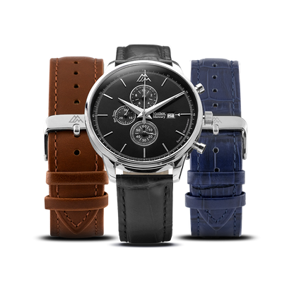 Magnum Black - leather straps set