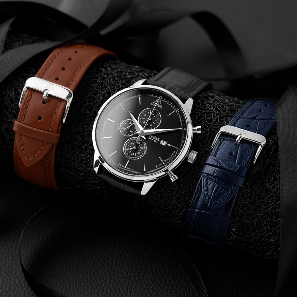 Magnum Black - leather straps set